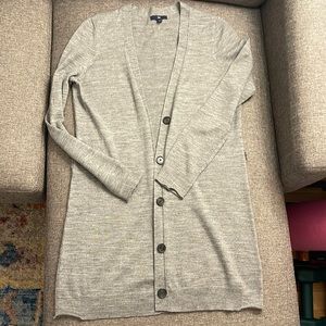 Light tunic length cardigan
